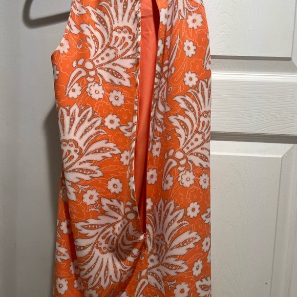 LOFT Orange and White  for Casual/Business Dress Size 2 - Picture 8 of 9